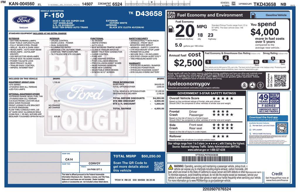 2026 FORD F-150 STX 照片 4
