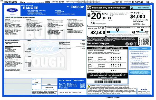 New 2026 Ford Ranger Lariat