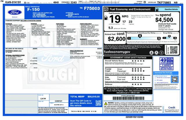New 2026 Ford F-150 XL