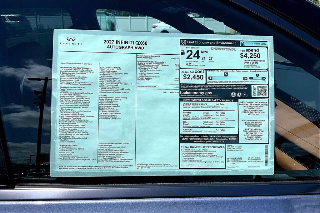 2027 Infiniti QX60 AUTOGRAPH 缩略图 13