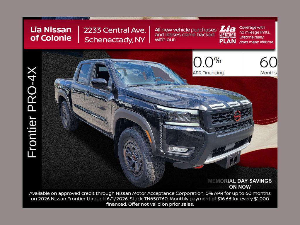 New 2026 Nissan Frontier PRO-4X