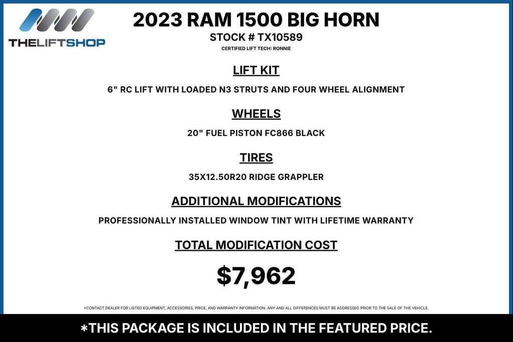 2023 RAM 1500 BIG HORN/LONE STAR photo 1
