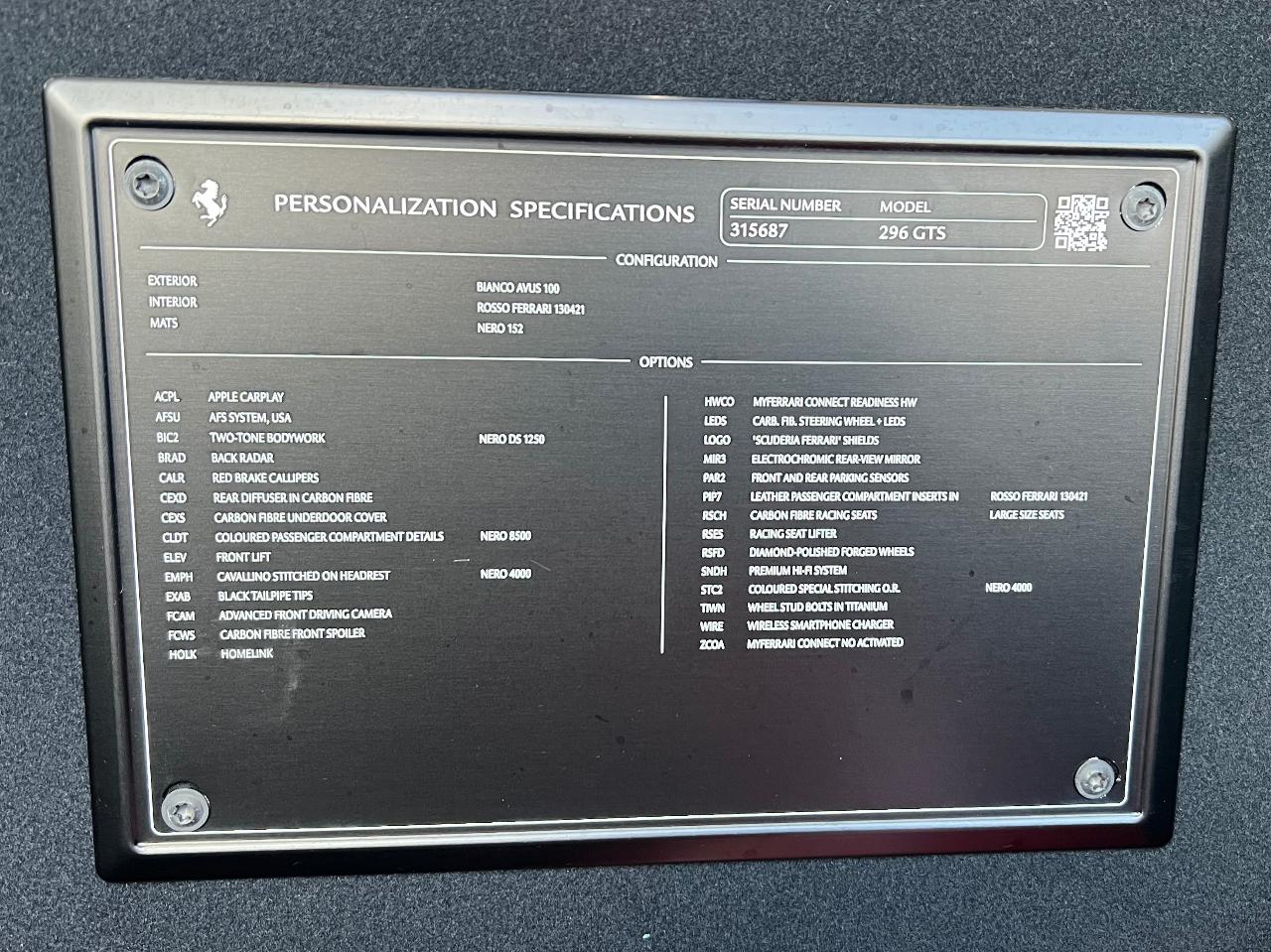 2025 Ferrari 296 GTS BASE 照片 10