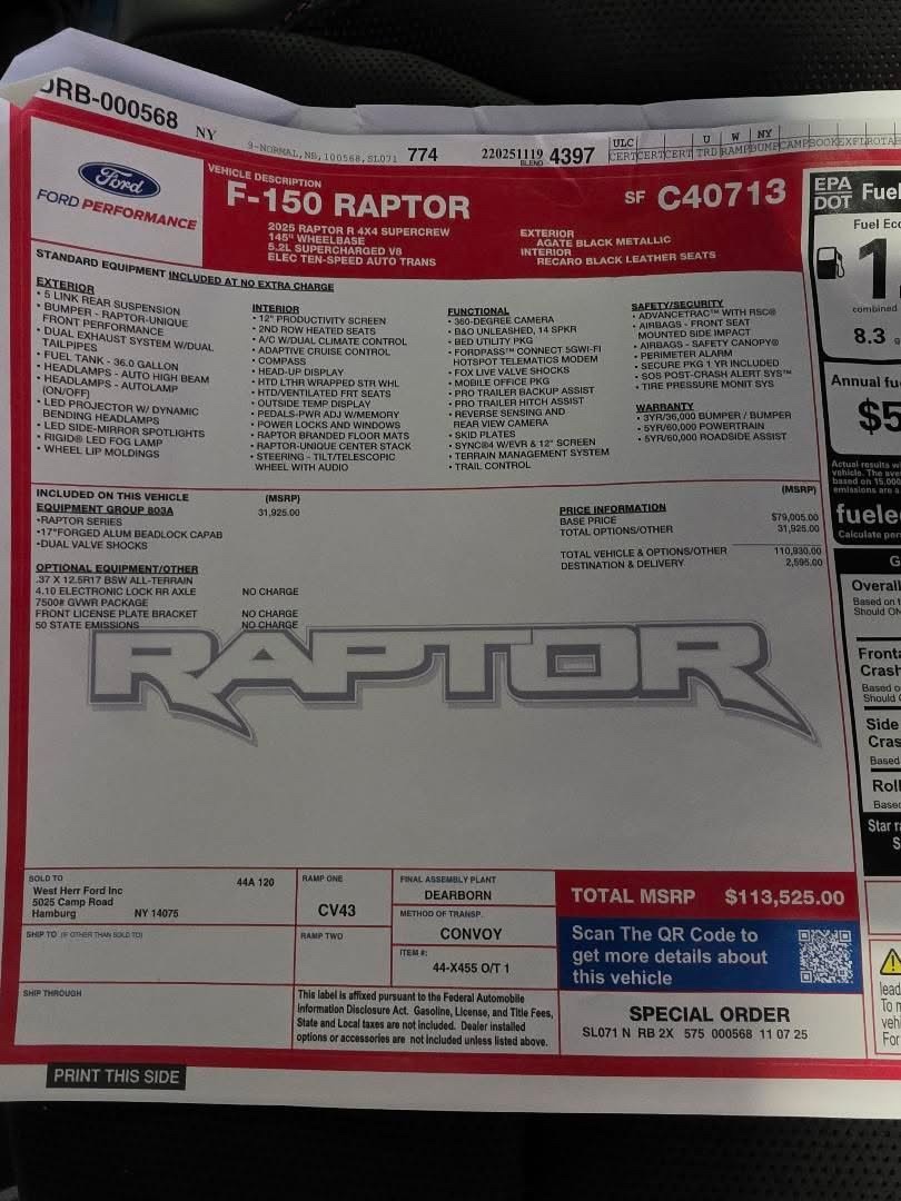 FORD F-150 RAPTOR - 10