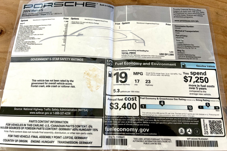 صورة مصغرة 4 لـ 2024 Porsche MACAN MACAN S