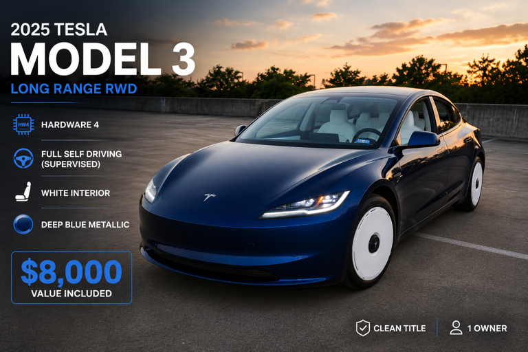 2025 Tesla MODEL 3 LONG RANGE RWD 照片 1