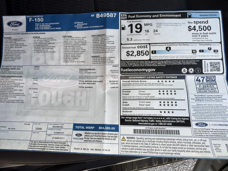 صورة 6 لـ 2024 FORD F-150 XLT