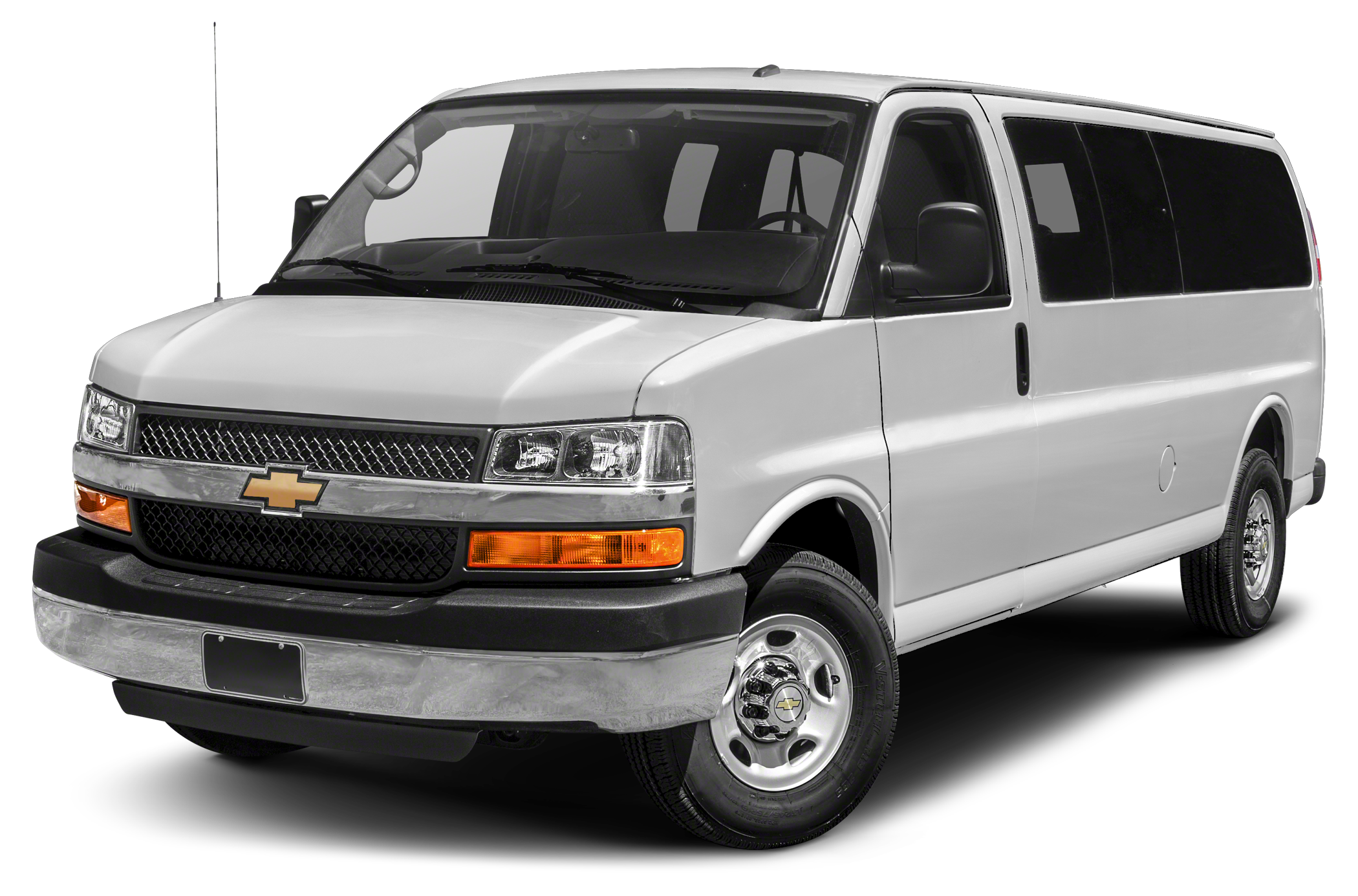 Side view of the 2017 Chevrolet Express 3500