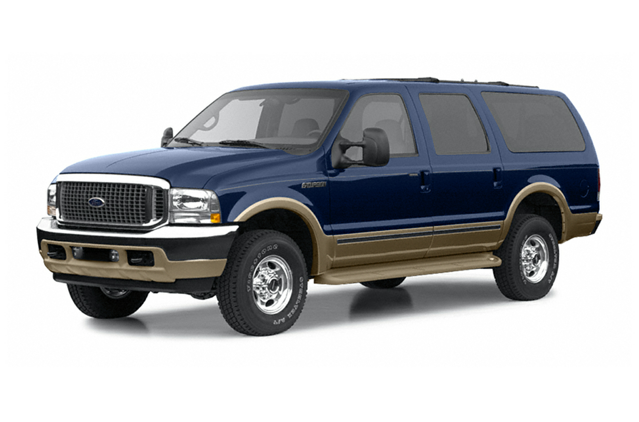 Side view of the 2002 Ford Excursion
