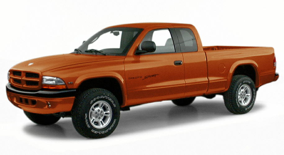 Side view of the 2000 Dodge Dakota