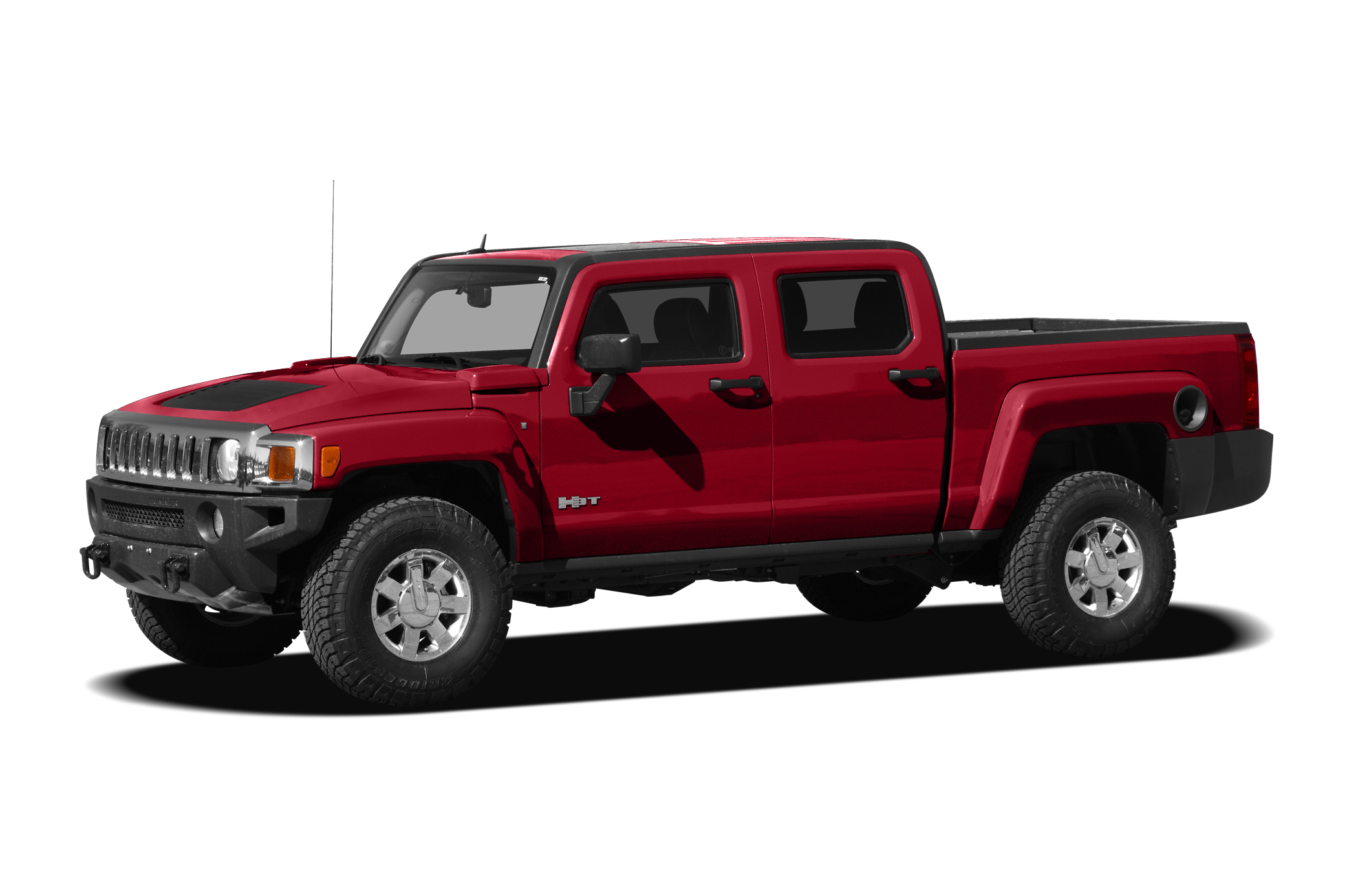 Side view of the 2010 Hummer H3T