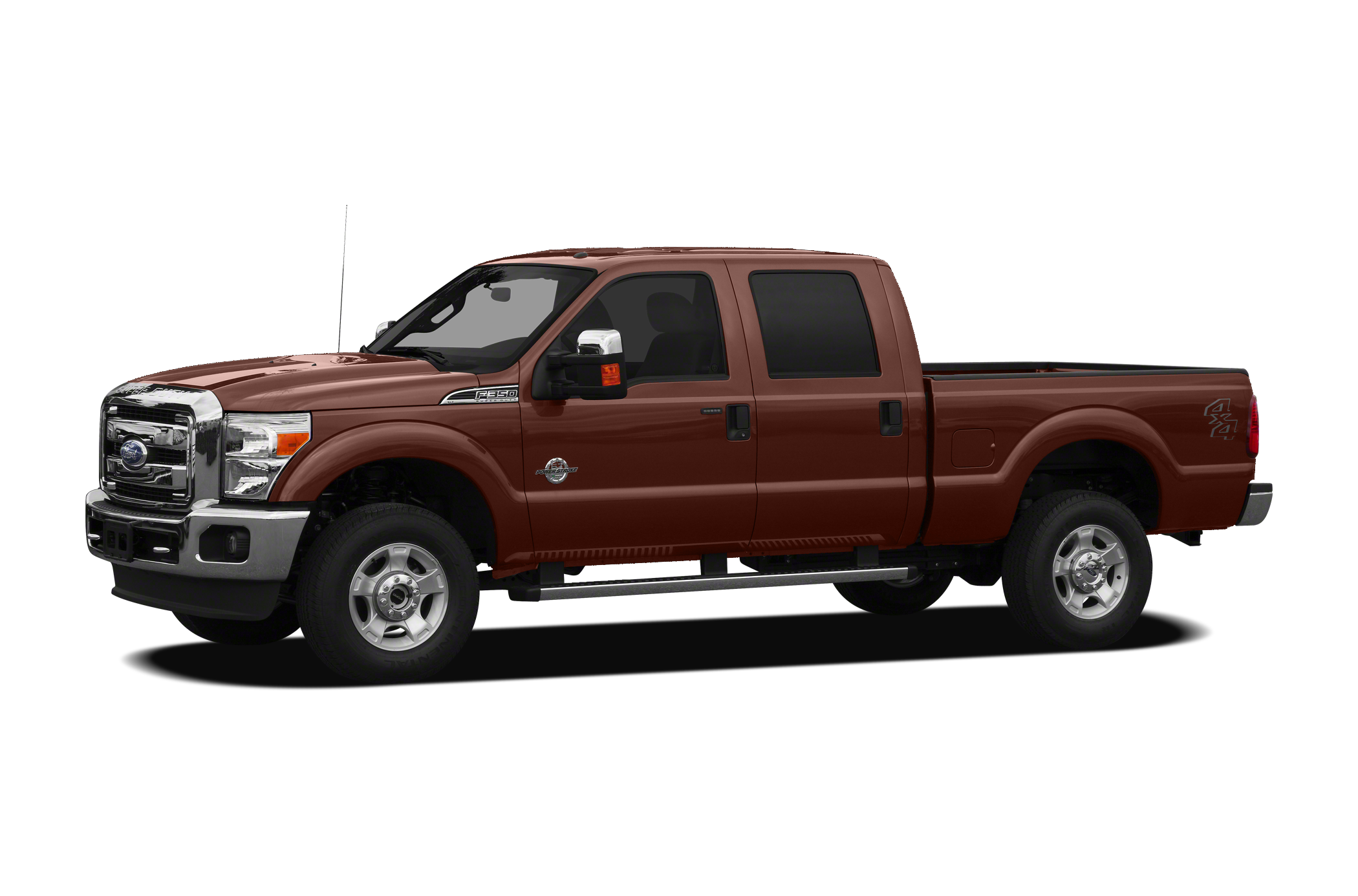 Side view of the 2012 Ford F-350
