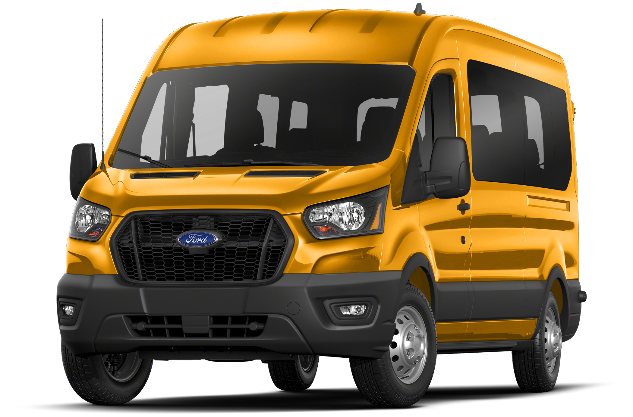 Side view of the 2023 Ford Transit-350