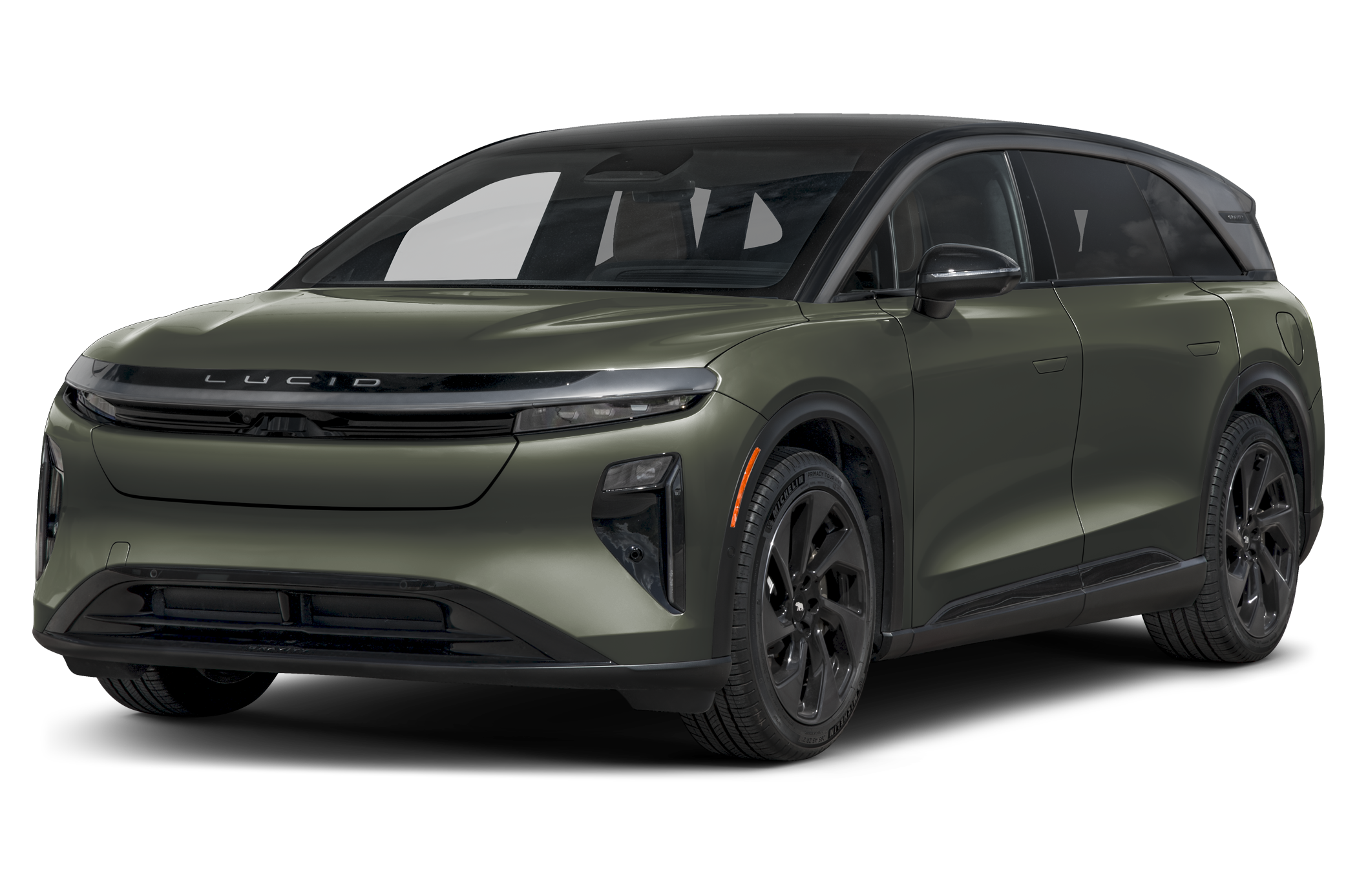 Side view of the 2026 Lucid Gravity Grand Touring