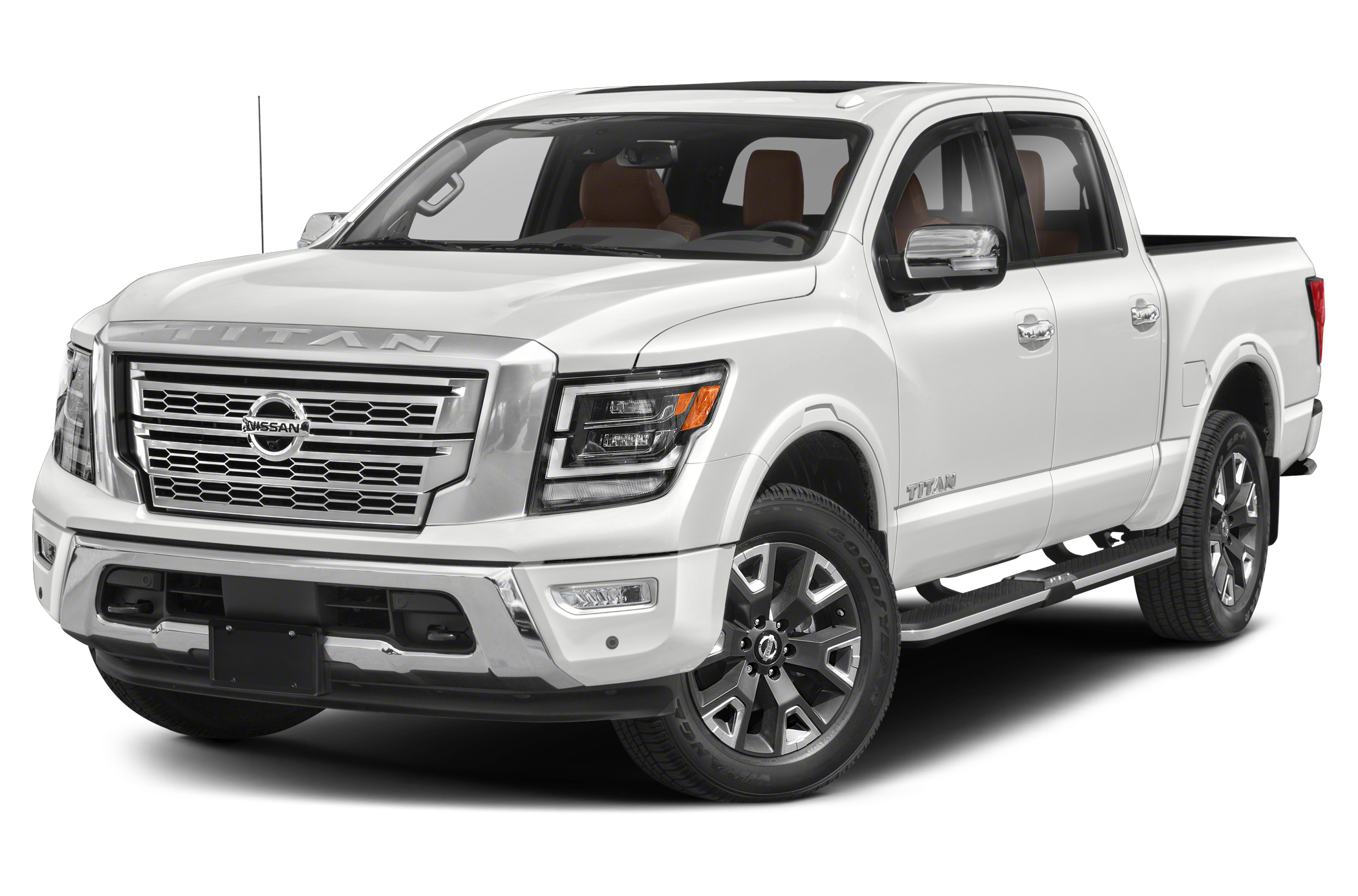 Side view of the 2021 Nissan Titan XD