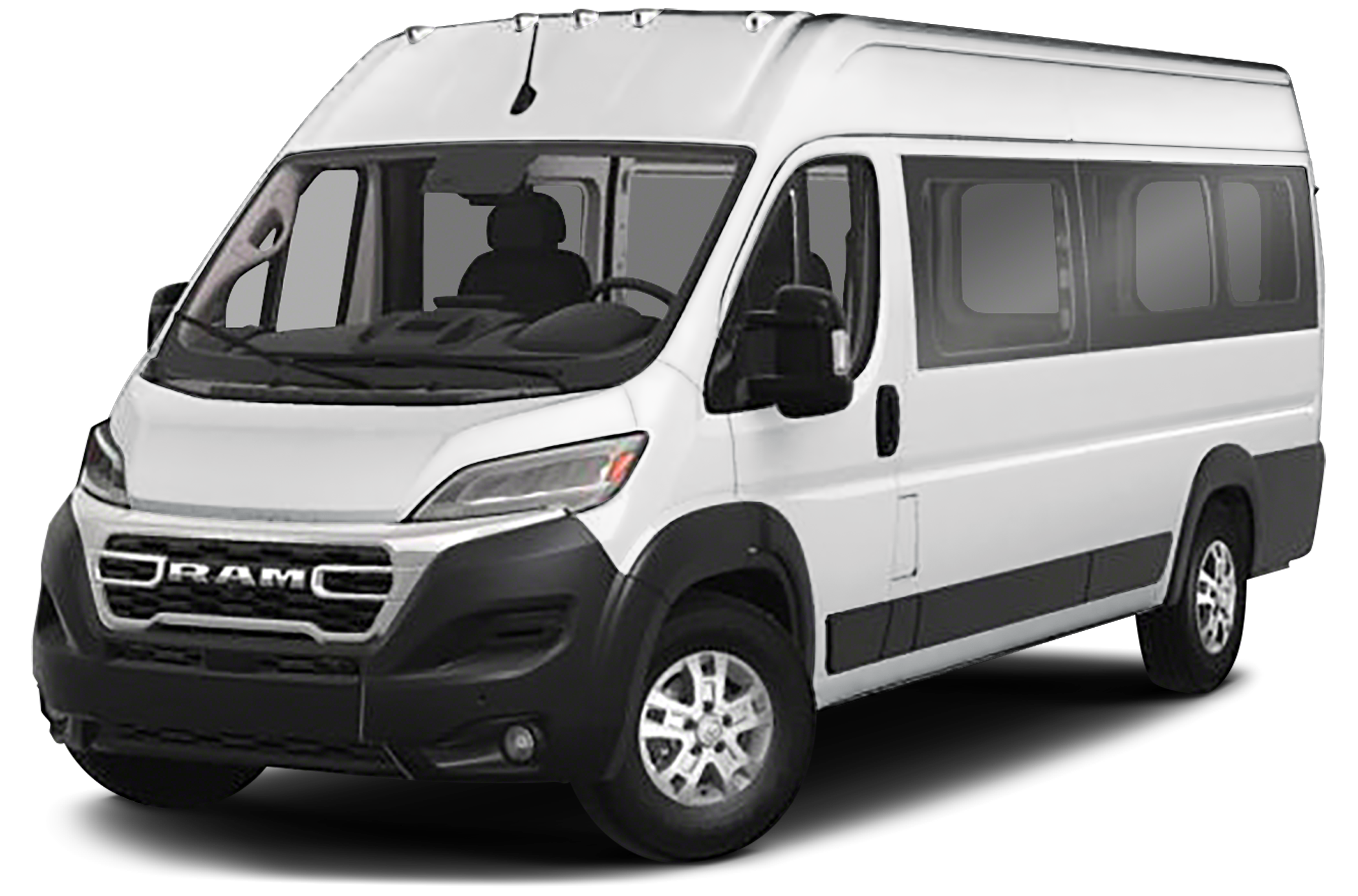 Side view of the 2026 RAM ProMaster 3500 Window Van