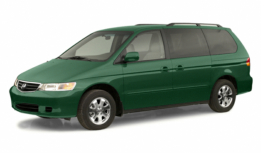 Side view of the 2002 Honda Odyssey