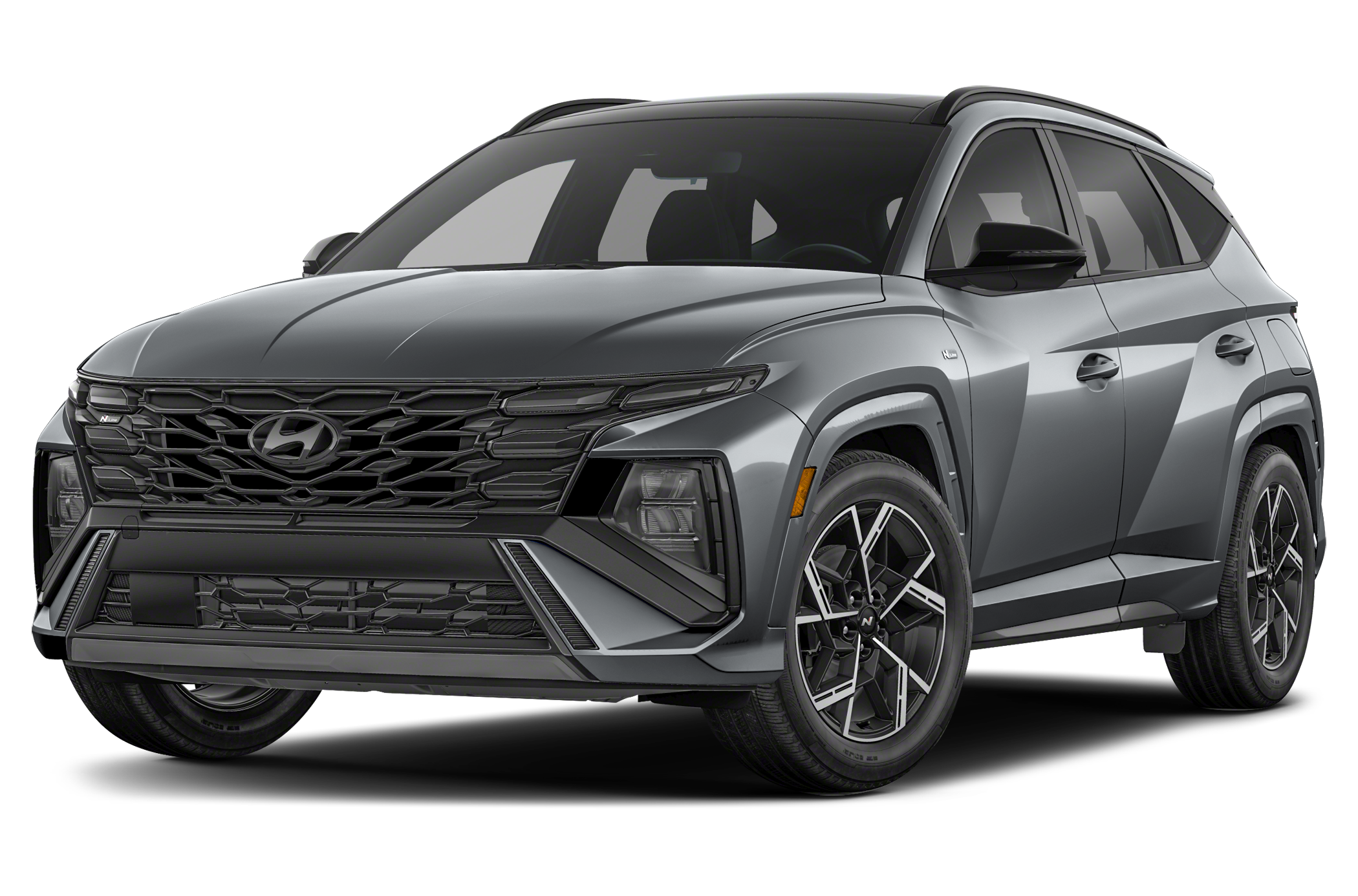 Side view of the 2025 Hyundai TUCSON Hybrid