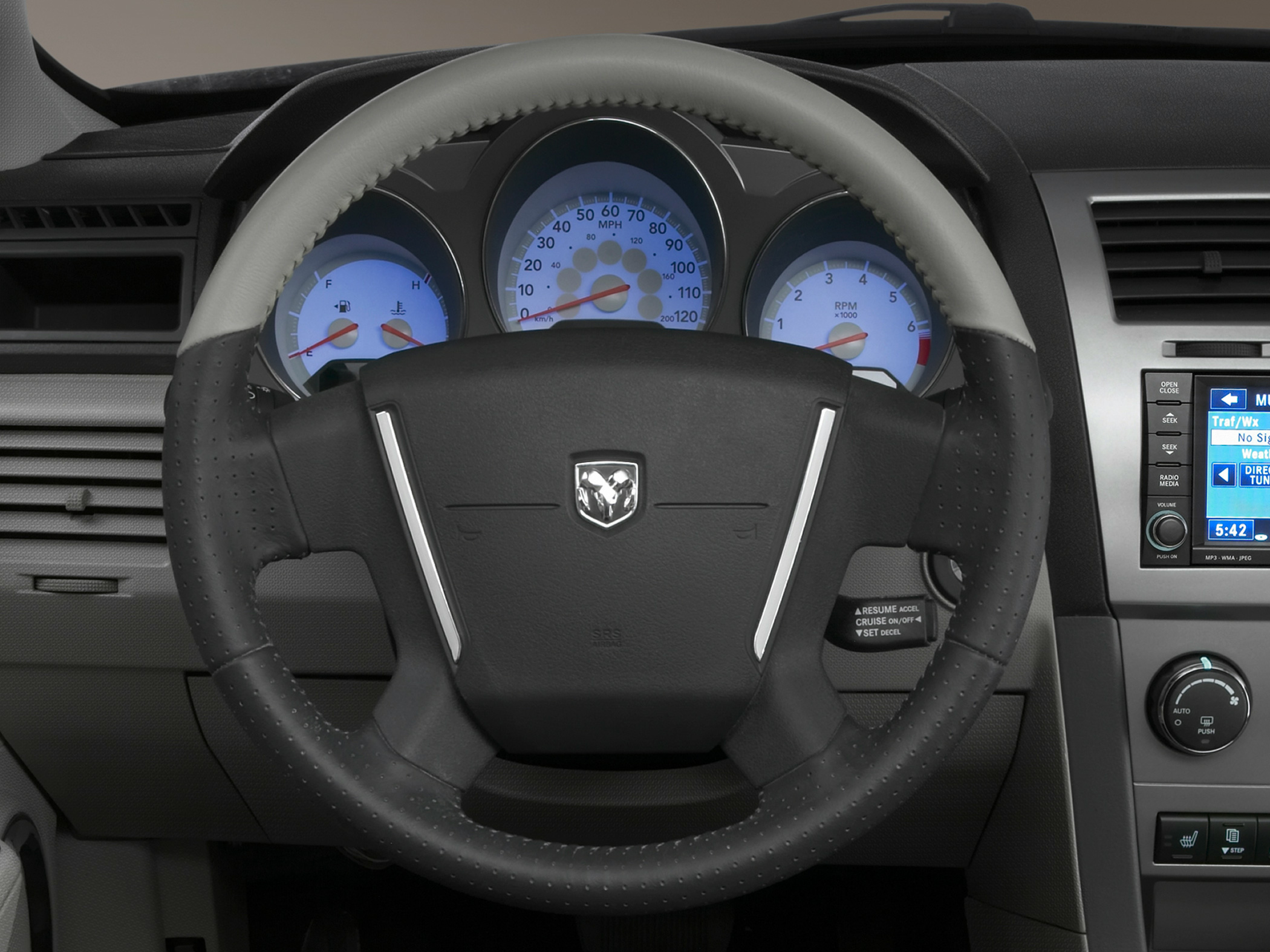 2014 dodge avenger on sale steering wheel size