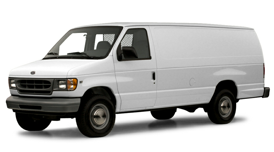 Ford E-Series E-350 Super Duty Extended Length Wagon vector drawing