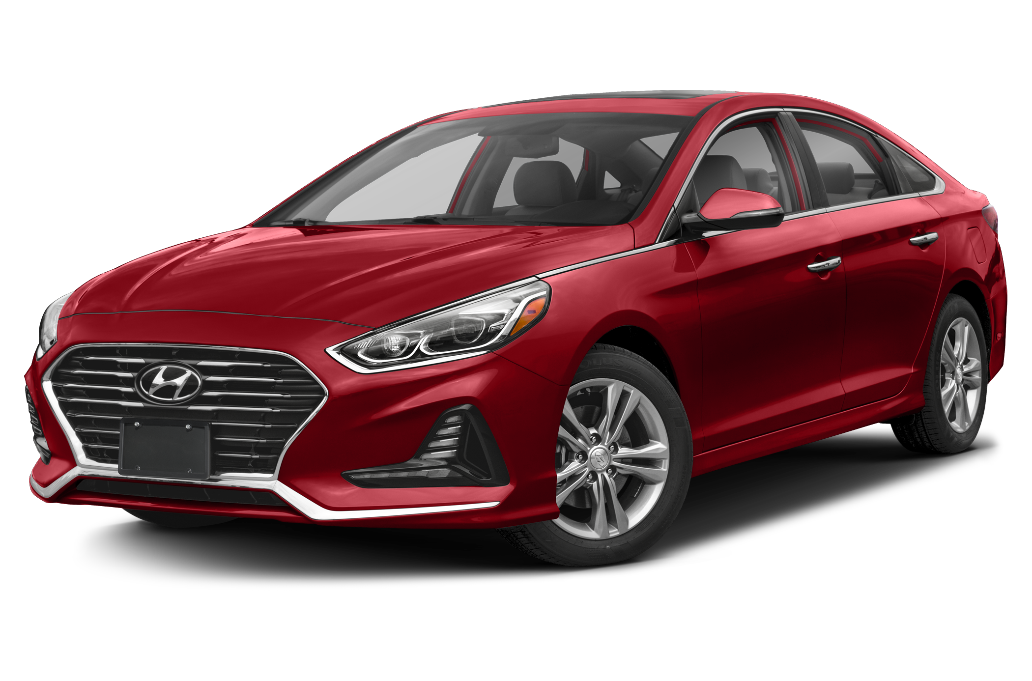 Side view of the 2018 Hyundai Sonata