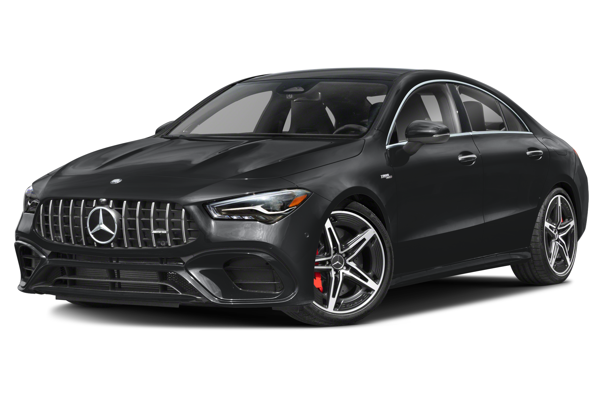 Side view of the 2026 Mercedes-Benz AMG CLA 45 4MATIC