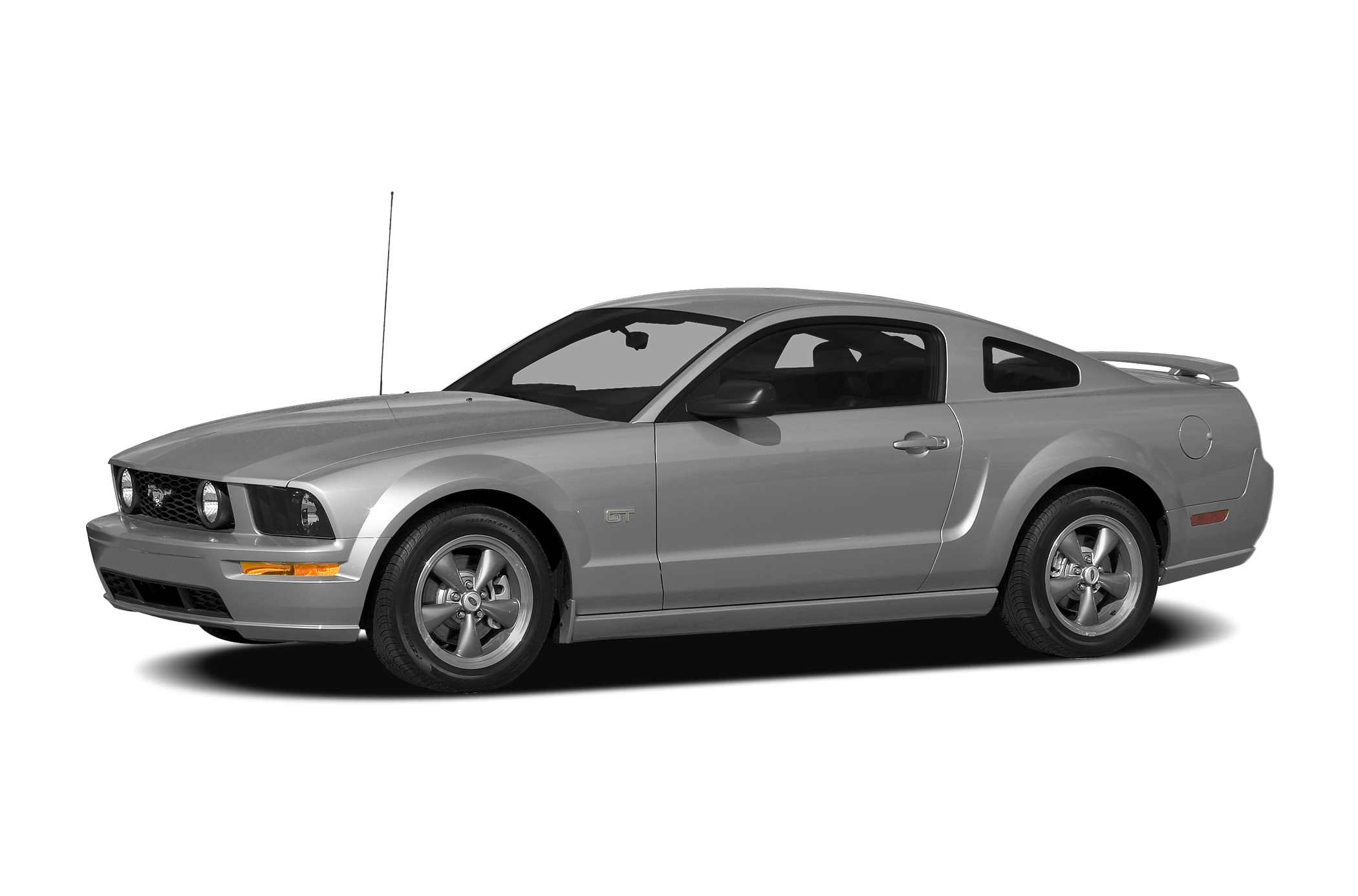 Side view of the 2008 Ford Mustang