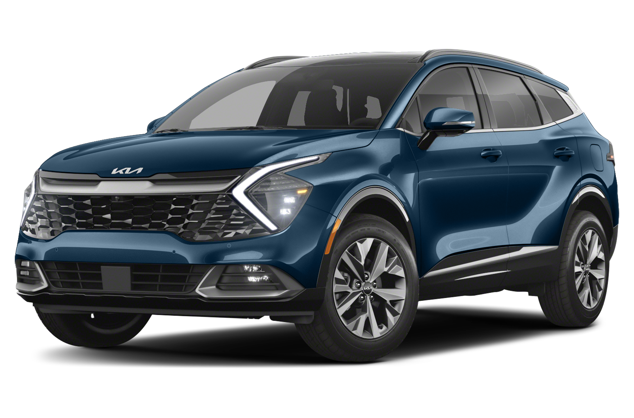 Side view of the 2023 Kia Sportage Hybrid