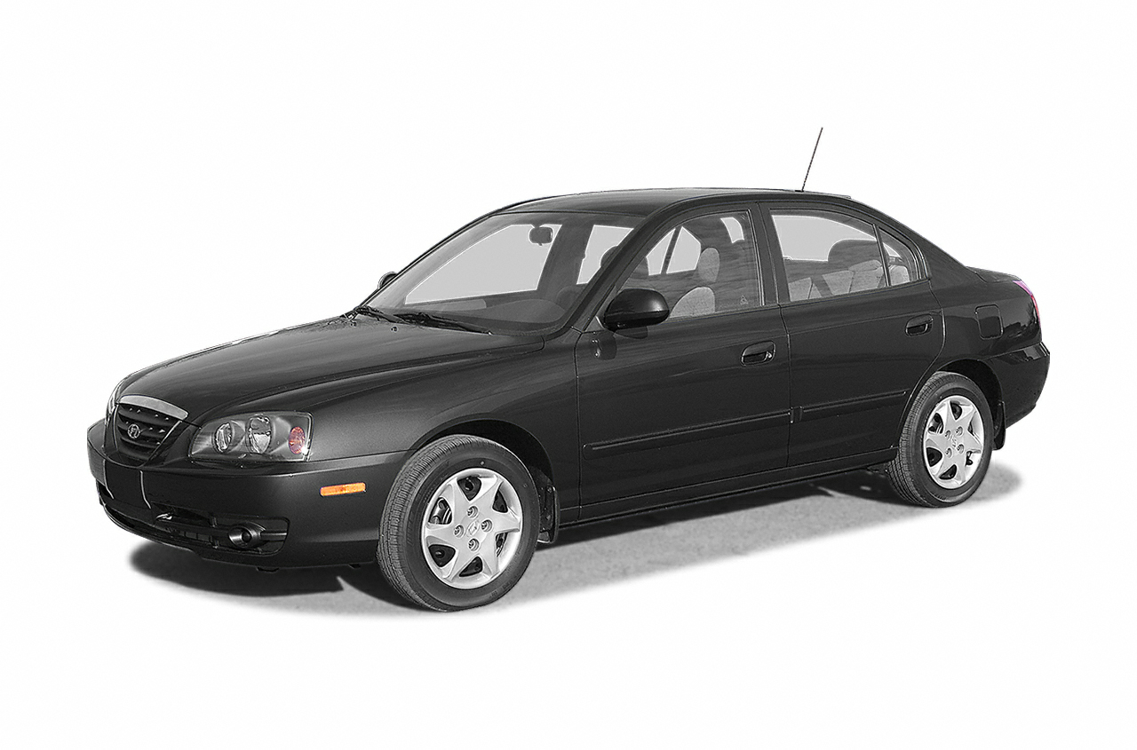 Side view of the 2006 Hyundai Elantra