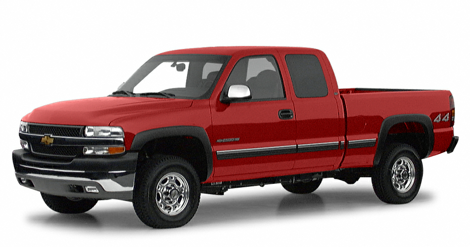 Side view of the 2001 Chevrolet Silverado 2500