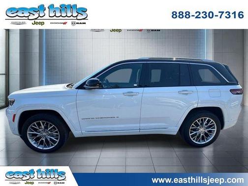 Bright White Clearcoat 2023 Jeep Grand Cherokee Summit