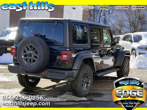 Black 2026 Jeep Wrangler Sport