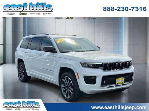 Bright White Clearcoat 2024 Jeep Grand Cherokee L Overland