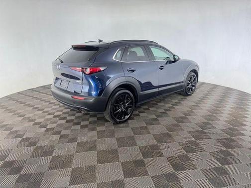 Deep Crystal Blue Mica 2025 Mazda CX-30 2.5 Turbo Premium Plus Package