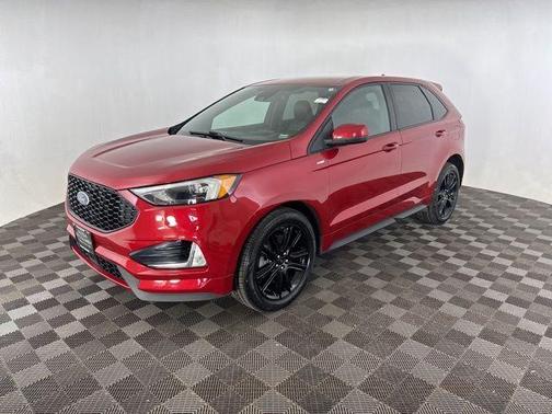 Red Metallic 2021 Ford Edge ST Line