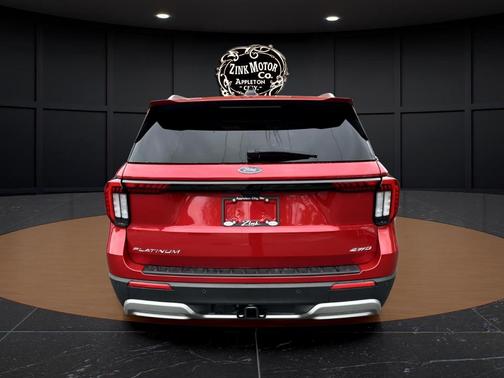 Rapid Red Metallic Tinted Clearcoat 2026 Ford Explorer Platinum
