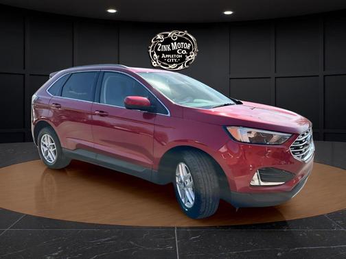 Rapid Red Metallic Tinted Clearcoat 2022 Ford Edge SEL