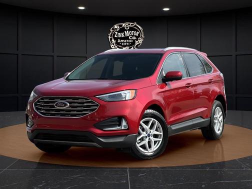 Rapid Red Metallic Tinted Clearcoat 2022 Ford Edge SEL