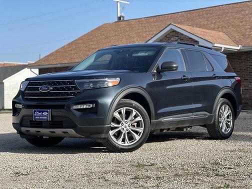 Stone Blue Metallic 2023 Ford Explorer XLT