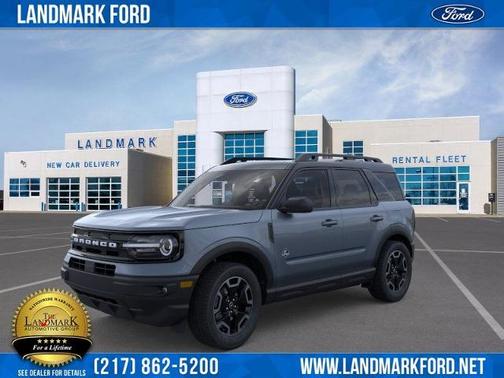 AZURE GRAY METALLIC TRI-COA 2024 Ford Bronco Sport OUTER BANKS