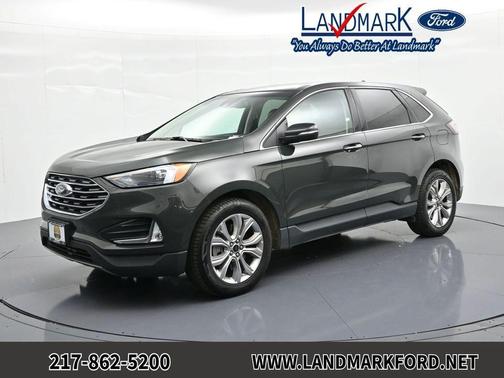 Green Metallic 2024 Ford Edge Titanium