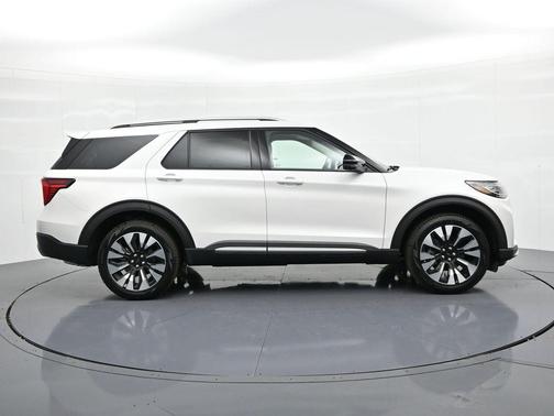 White 2026 Ford Explorer Platinum