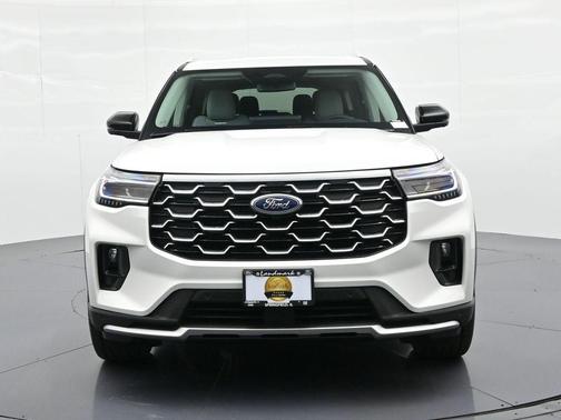White 2026 Ford Explorer Platinum