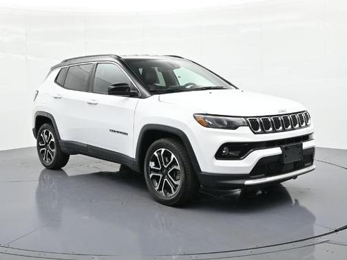 Bright White 2023 Jeep Compass LIMITED