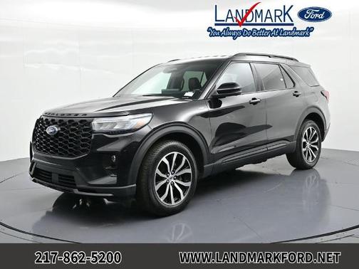 AGATE BLACK METALLIC 2025 Ford Explorer ST-LINE
