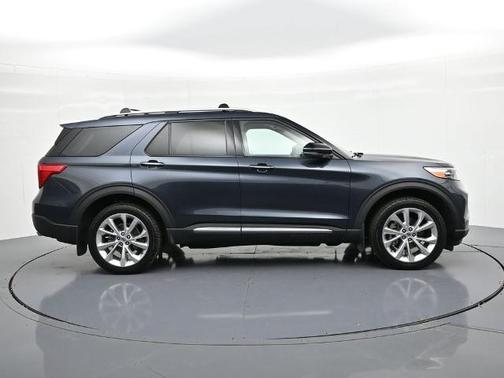 STONE BLUE METALLIC 2022 Ford Explorer PLATINUM