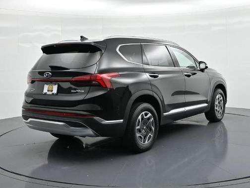 Black 2021 Hyundai SANTA FE HEV BLUE