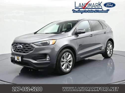 Gray Metallic 2024 Ford Edge Titanium