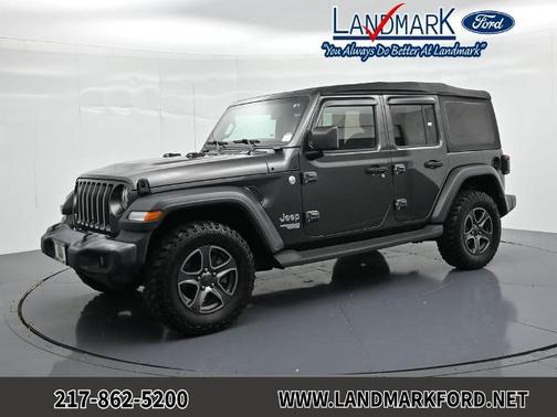 Granite Crystal Clearcoat Metallic 2018 Jeep Wrangler Unlimited SPORT