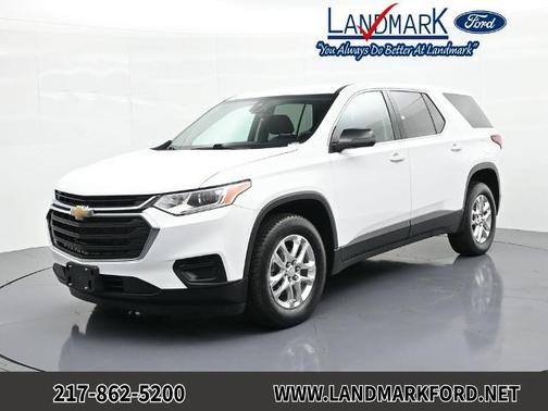 Summit White 2021 Chevrolet Traverse LS